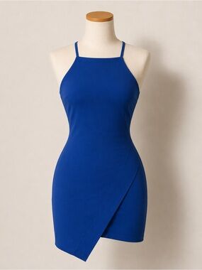 STEP NEW YORK Blue Mini Dress SIZE S Juniors